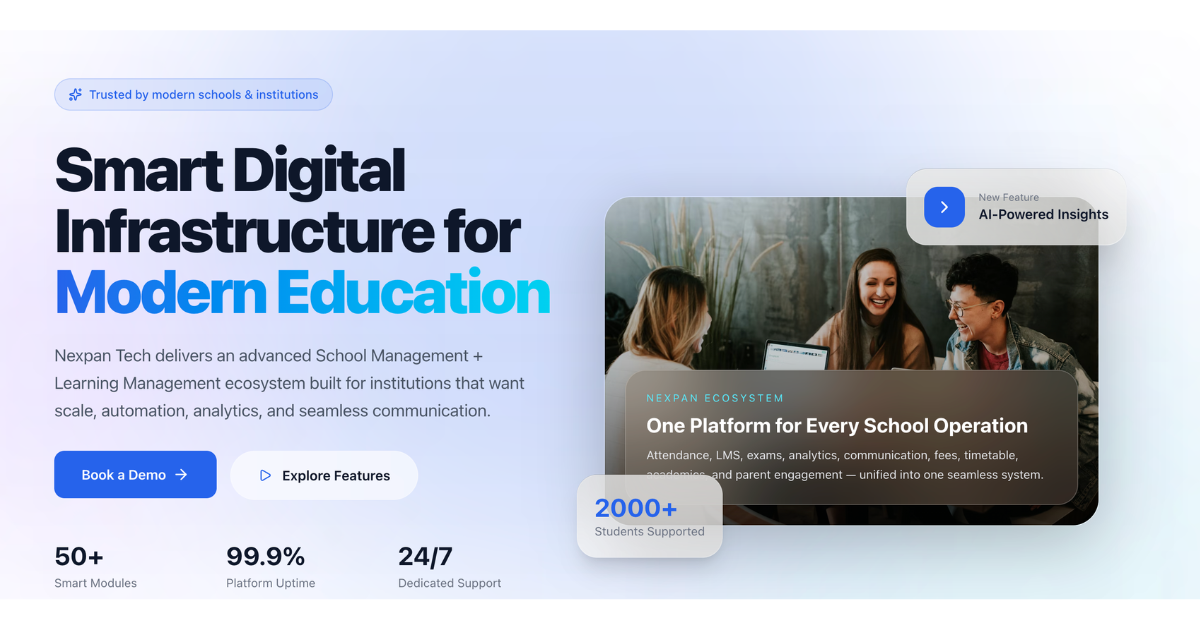 Nexpan Tech | Smart School Management Platform